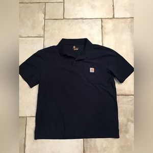 Carhartt K570 - Contractor's Short Sleeve Pocket Work Polo Shirt, navy